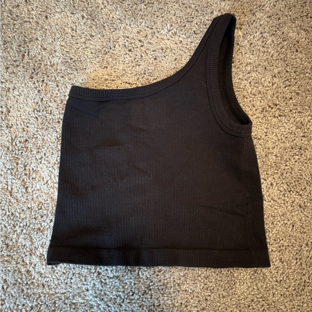 NWOT Women's One Shoulder Crop Top